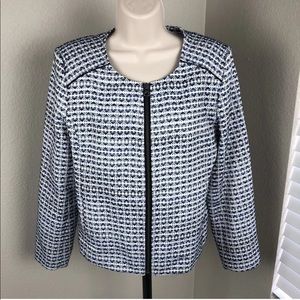 J. Crew Jacket Full Zip blazer heart design medium
